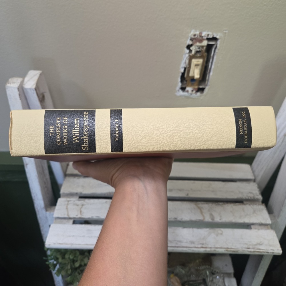 The Complete Works Of William Shakespeare Vol 1 Hardcover Book Vintage - Picture 6 of 14